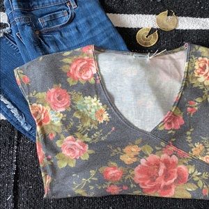 Urban Outfitters Kimchi Blue Floral Top